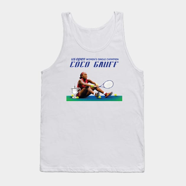 Coco gauff Tank Top by shadowNprints